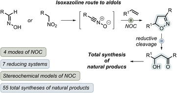 Graphical abstract: Recent advances in the application of the isoxazoline route to aldols in the synthesis of natural products