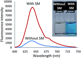 Graphical abstract: Selective and sensitive chromogenic and fluorogenic detection of sulfur mustard in organic, aqueous and gaseous medium