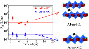 Graphical abstract: Retention of selenium by calcium aluminate hydrate (AFm) phases under strongly-reducing radioactive waste repository conditions