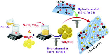 Graphical abstract: Investigation on visible light-driven antimicrobial and mechanistic activity of GO/TiO2(V–N) nanocomposite against wound pathogens