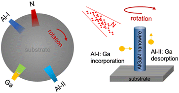 Graphical abstract: Molecular beam epitaxy of AlGaN nanowires: source configuration and correlated material properties and device characteristics