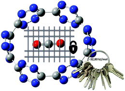 Graphical abstract: Nitrogen doped nanohoops as promising CO2 capturing devices