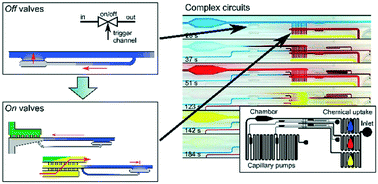 Graphical abstract: New flow control systems in capillarics: off valves