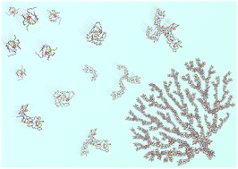 Graphical abstract: A spectroscopic and molecular dynamics study on the aggregation process of a long-acting lipidated therapeutic peptide: the case of semaglutide