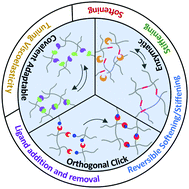 Graphical abstract: Recent advances in bio-orthogonal and dynamic crosslinking of biomimetic hydrogels