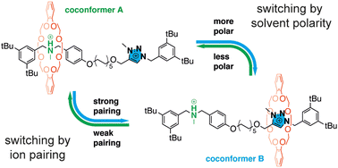 Graphical abstract: Controlling molecular shuttling in a rotaxane with weak ring recognition sites