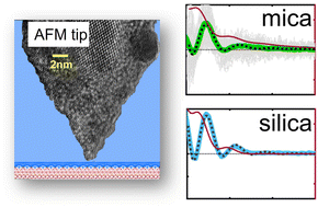 Graphical abstract: Ion adsorption and hydration forces: a comparison of crystalline mica vs. amorphous silica surfaces