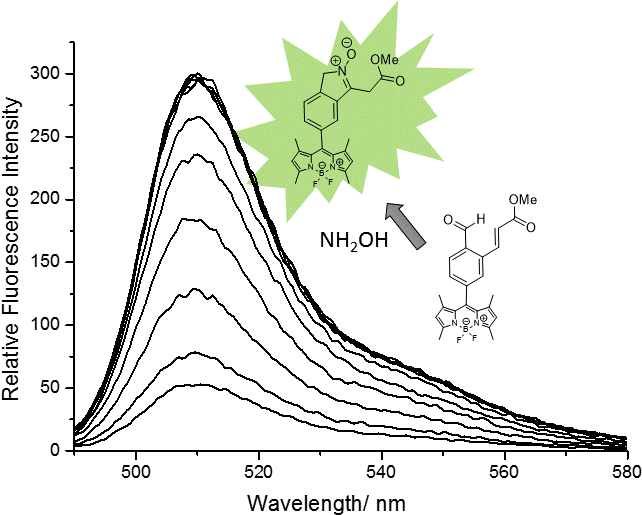 Graphical abstract: A bodipy based hydroxylamine sensor