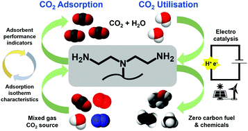 Graphical abstract: The application of amine-based materials for carbon capture and utilisation: an overarching view