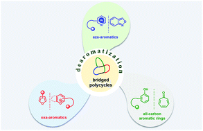 Graphical abstract: Construction of bridged polycycles through dearomatization strategies