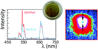 Graphical abstract: Aggregation-induced heterogeneities in the emission of upconverting nanoparticles at the submicron scale unfolded by hyperspectral microscopy