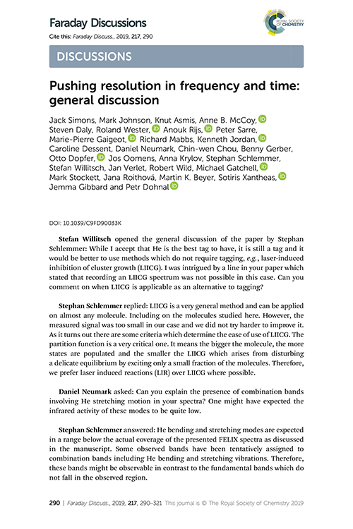 Pushing resolution in frequency and time: general discussion