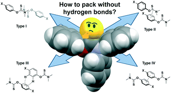 Graphical abstract: Investigating the solid-state assembly of pharmaceutically-relevant N,N-dimethyl-O-thiocarbamates in the absence of labile hydrogen bonds