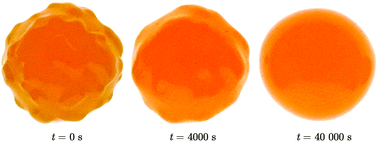 Graphical abstract: Poroelastic shape relaxation of hydrogel particles