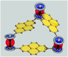 Graphical abstract: Fusing pyrene and ferrocene into a chiral, redox-active triangle