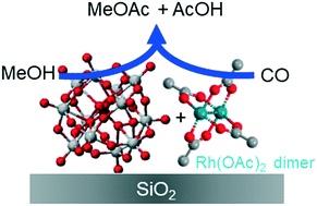 Graphical abstract: Rhodium promoted heteropolyacid catalysts for low temperature methanol carbonylation