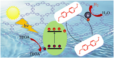 Graphical abstract: Energy bands matched photocatalysis enhancement based on viologen derivatives electron-transfer-mediator