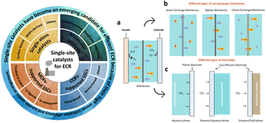 Graphical abstract: Single-site catalysts for CO2 electroreduction