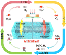 Graphical abstract: High-performance artificial leaf: from electrocatalyst design to solar-to-chemical conversion