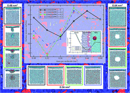 Graphical abstract: Lipid monolayer disruption caused by aggregated carbon nanoparticles