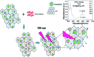 Graphical abstract: UCN–SiO2–GO: a core shell and conjugate system for controlling delivery of doxorubicin by 980 nm NIR pulse