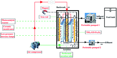 Graphical abstract: Enhanced catalytic degradation of amoxicillin with TiO2–Fe3O4 composites via a submerged magnetic separation membrane photocatalytic reactor (SMSMPR)