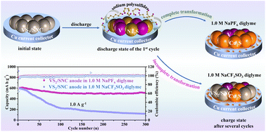 Graphical abstract: Inspired by the Cu-driven conversion reaction: how anionic properties dictate the electrochemical performance of vanadium sulfide