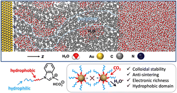 Graphical abstract: Why surface hydrophobicity promotes CO2 electroreduction: a case study of hydrophobic polymer N-heterocyclic carbenes