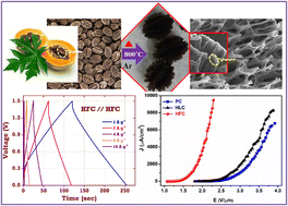 Graphical abstract: Surface modification of a biomass-derived self-supported carbon nano network as an emerging platform for advanced field emitter devices and supercapacitor applications