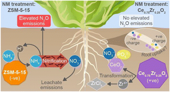 Graphical abstract: Soil-based zeolite and metal oxide nanomaterial application alters reactive nitrogen losses and lettuce (Lactuca sativa L.) growth