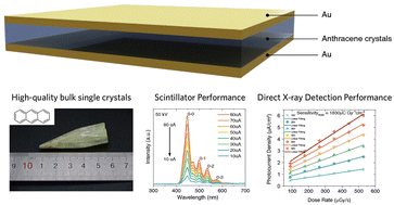 Graphical abstract: Centimeter-sized anthracene single crystals for low-dose X-ray detection via tailored Bridgman growth