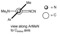
          Schematic representation of the conformation of 2.
        