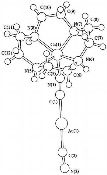 Syntheses And Structures Of Novel Heterobimetallic Cu Ii Au I Complexes Cu Cyclen Au Cn 2 2 And Cu Pyz Au Cn 2 2 Journal Of The Chemical Society Dalton Transactions Rsc Publishing Doi 10 1039 n