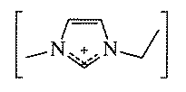 Structure of the [emim]+ cation.