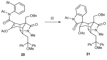 Reagents and conditions: i, Bu3SnH, AIBN, PhH, hν.
