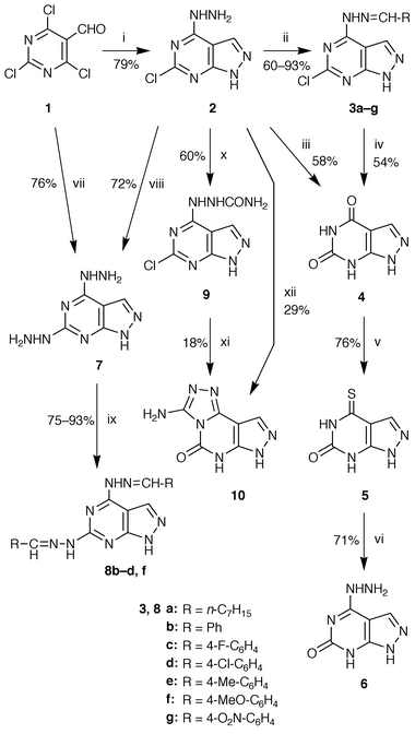 Novel xanthine oxidase inhibitor studies. Part 3. 1 Convenient and