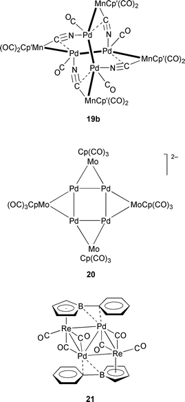 Carbonylcyanometalates As Building Blocks Heterometallic Complexes Containing Mn M C Triple Bond Length As M Dash N M M Cu Au Ni Pd Or Pt Mn M C Triple Bond Length As M Dash N Pd M Dppm 2mn And Mn M C Triple