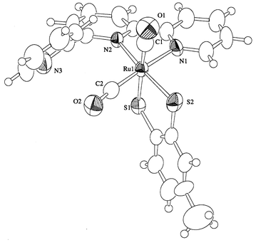 Molecular structure of complex 2b.
