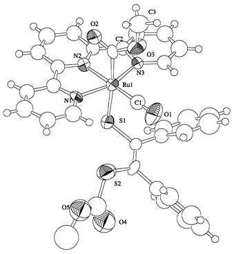 Molecular structure of complex 3.
