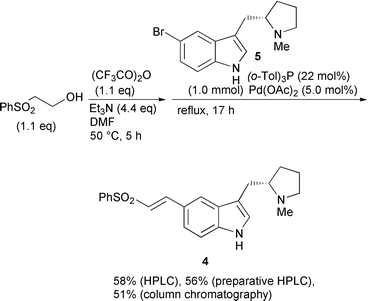 One-pot synthesis of 4.