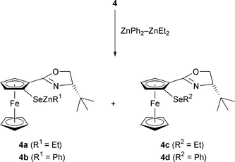 
          Cleavage of the Se–Se bond in 4
        