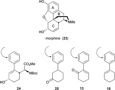 Introduction of the catechol unit to morphine synthons.