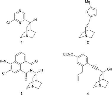 Quinuclidine lead structures.
