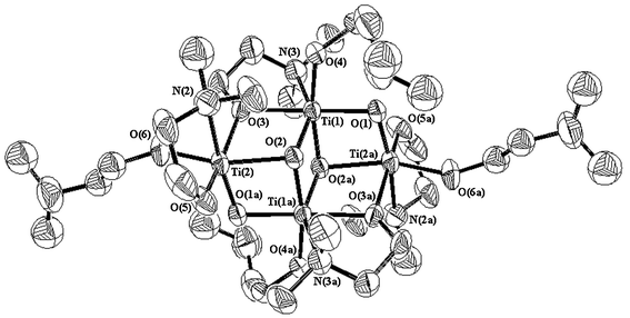 The Compound Ti4o4 Och2ch2n Ch3 2 8 Containing The New Ti4o4 Cluster Core Journal Of The Chemical Society Dalton Transactions Rsc Publishing