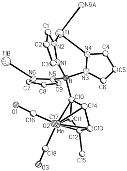 Tl I Complexes Of Cymantrene Based Tris 1 Pyrazolyl Borates Polymers And Macrocycles Journal Of The Chemical Society Dalton Transactions Rsc Publishing