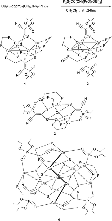 Dithiolate Clusters Of Copper I Utilization Of All Possible Coordination Sites Of 1 Diethoxyphosphinyl 1 Cyanoethylene 2 2 Dithiolate Journal Of The Chemical Society Dalton Transactions Rsc Publishing Doi 10 1039 Ba