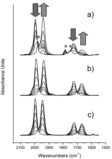 Electrochemical behaviour IR spectroelectrochemistry and