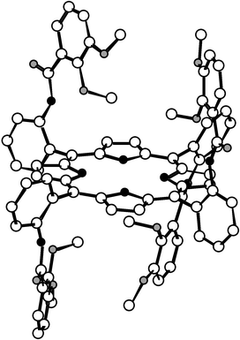 Crystal structure of the 2αβαβ atropoisomer. Solvent molecules and H atoms are not shown for the sake of clarity.