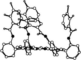 Crystal structure of the 1α4 atropoisomer. Solvent molecules and H atoms are not shown for the sake of clarity.