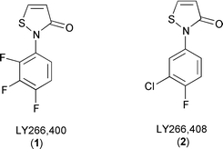 Isothiazolone inhibitors of the VanRS system.